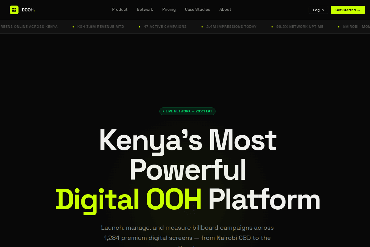 DOOH Digital Advertising & Signage Platform