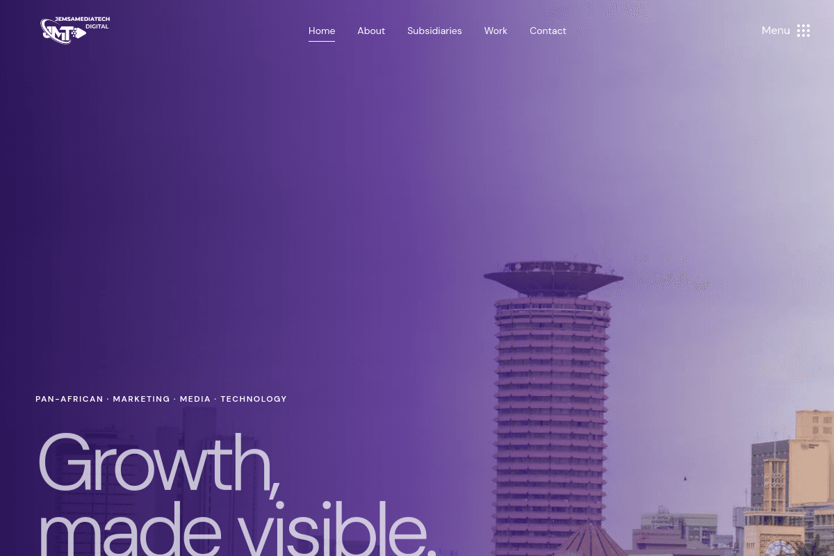 Jemsa Media Tech Business Portal & Client CMS